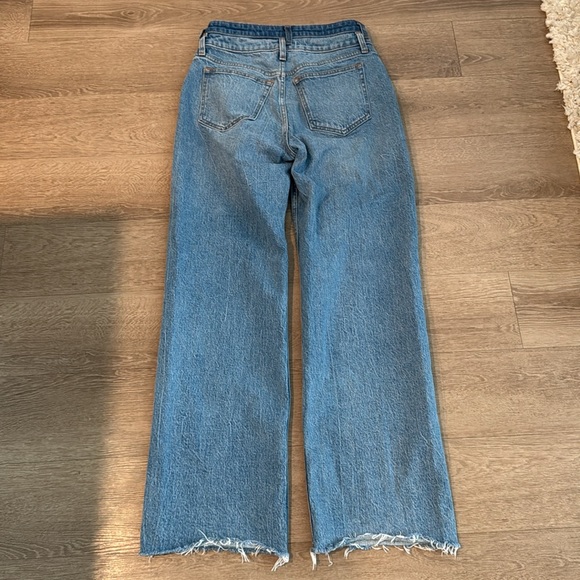 Abercrombie & Fitch Curve Love HighRise 90s Relaxed Jean Med Double Waistband 27 - Picture 10 of 11